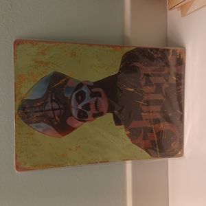 Ghost Metal Sign